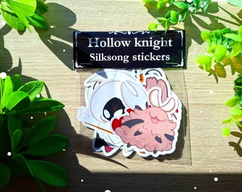 Silksong Sticker Pack, Hollow knight silksong, Hornet, Sherma, Shakra, Lace, Trobbio, Flea, Second Sentinel, gift