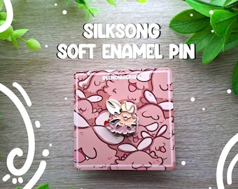 Enamel soft pin Hollow knight: Silksong, Hornet, flea