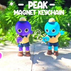 3D Printed Magnetic Keychain, Inspired by PEAK Game, PEAK, gamer, gift, videogame, collection