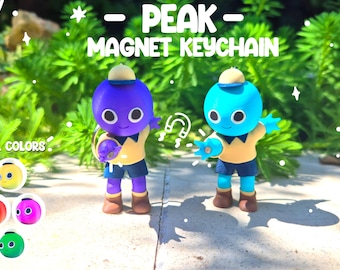 3D Printed Magnetic Keychain, Inspired by PEAK Game, PEAK, gamer, gift, videogame, collection