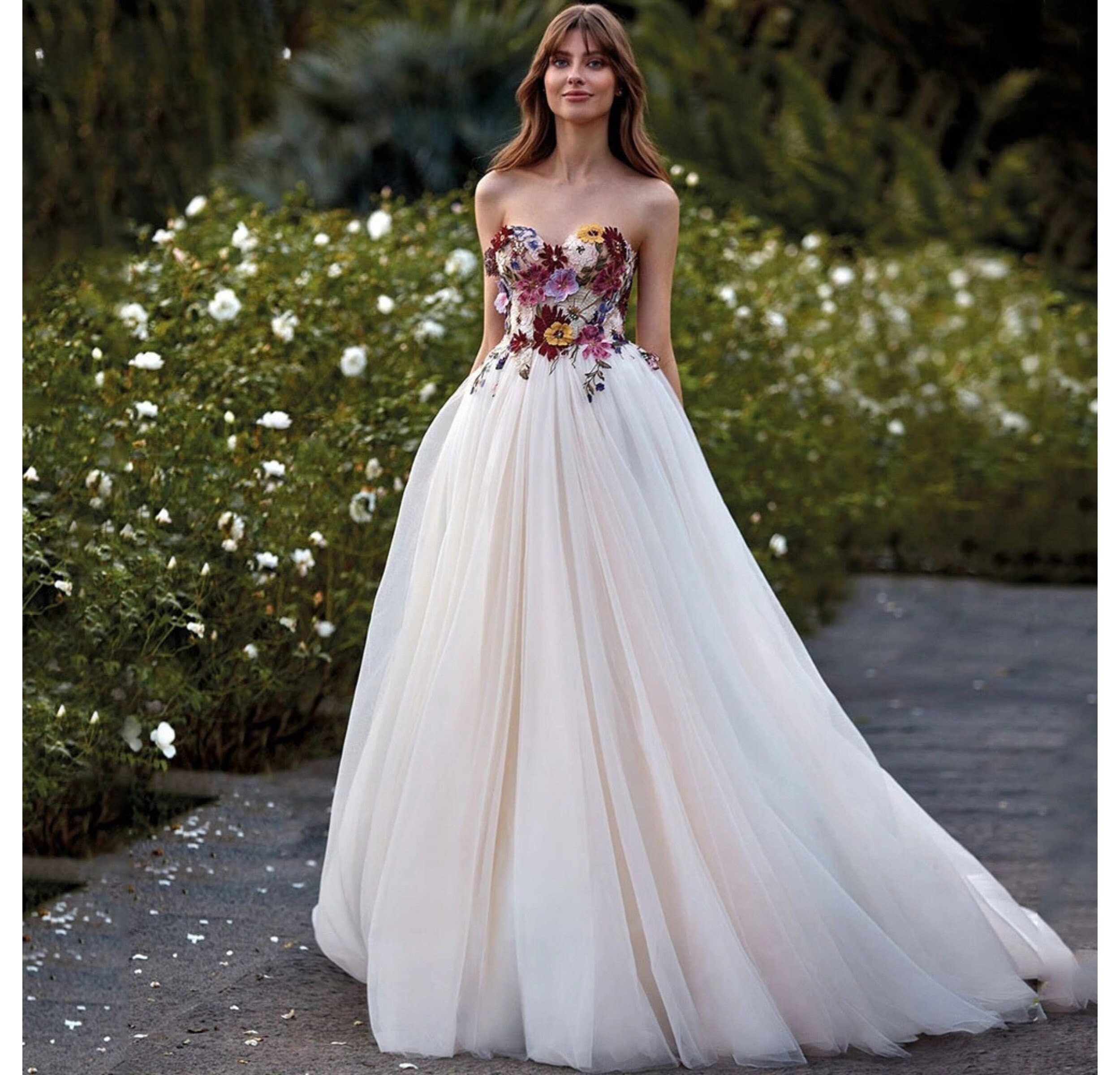 Summer floral shop dresses for weddings