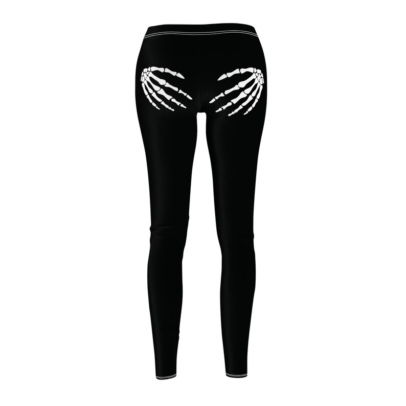 Skeleton Hands Leggings - Halloween Costume, Spooky Athleisure image 2