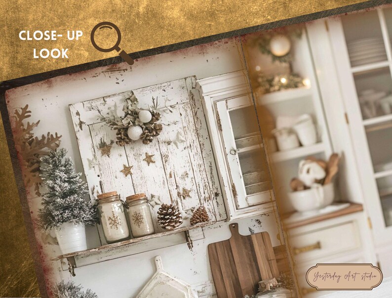 Farmhouse Christmas Junk Journal Pages Rustic Christmas Junk Journal ...