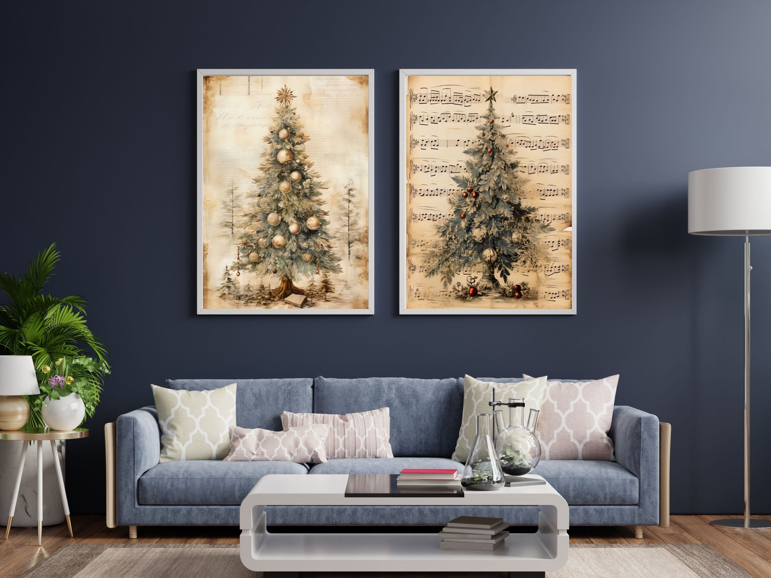 Christmas Sheet Music Wall Art Christmas Sheet Music Wall Art