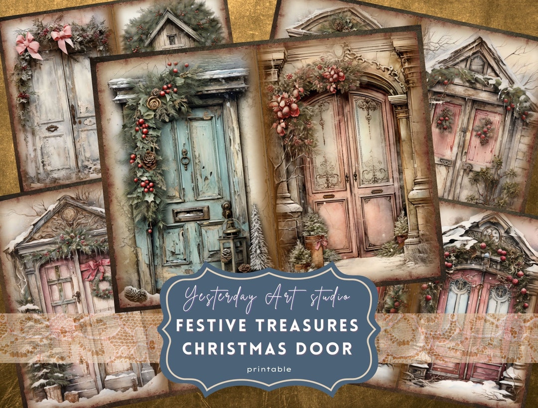 Christmas Junk Journal Kits Ephemera Digital Scrapbook Paper Kit ...