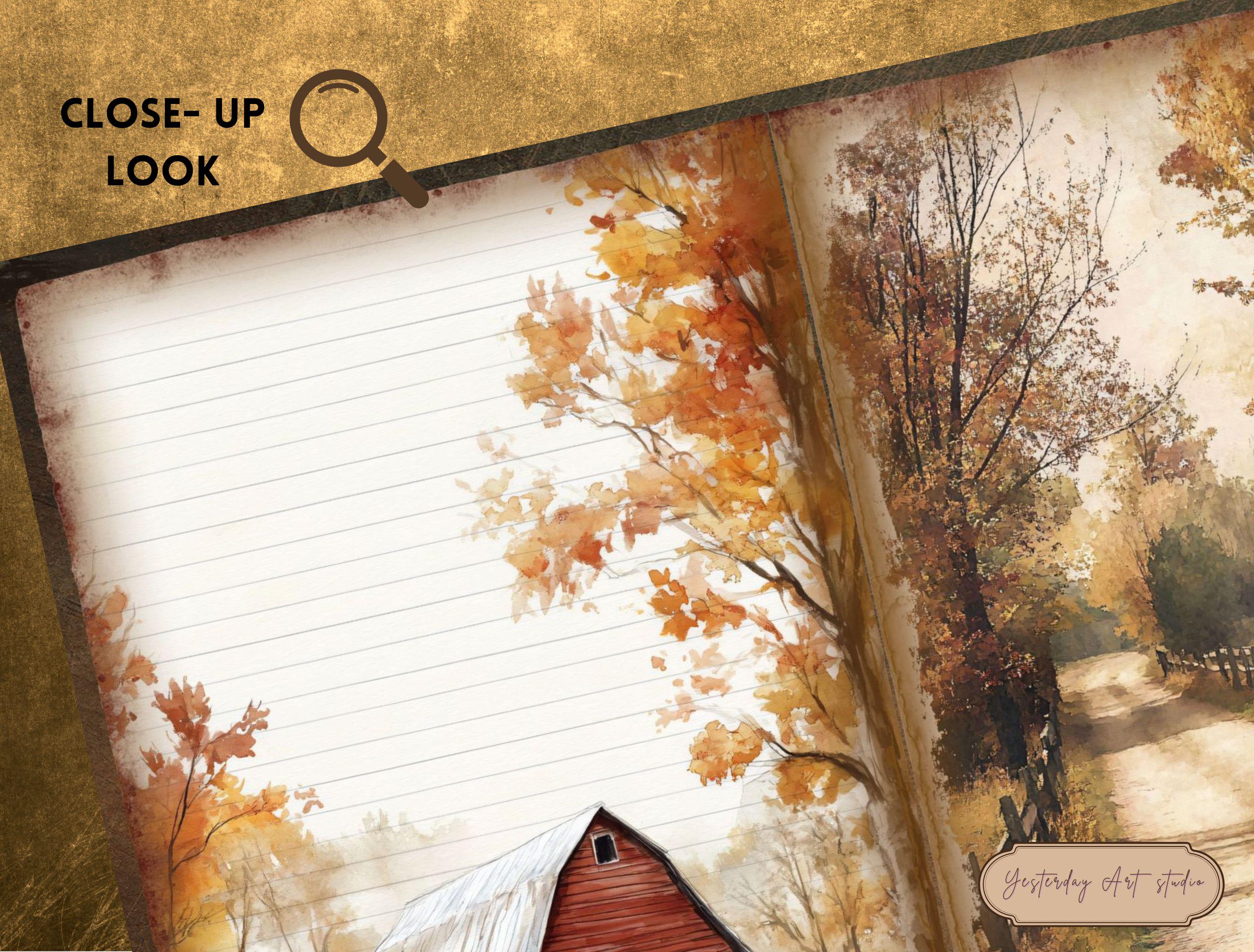 Rustic Farmhouse Junk Journal Kit, Vintage Farm Ephemera, Country ...