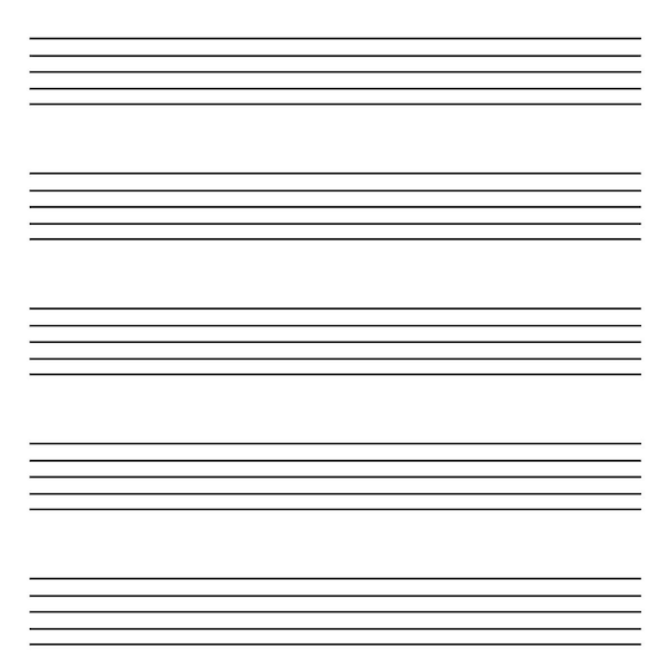 Sheet music blank (printable)