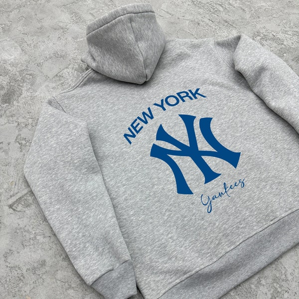 Sweat à capuche des Yankees de New York, unisexe, surdimensionné, sweat-shirt imprimé