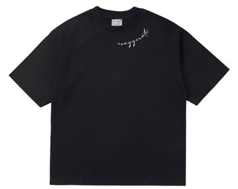 T-shirt streetstyle imprimé Exaggerate, oversize, t-shirt street style, chemise unisexe de haute qualité pour homme et femme
