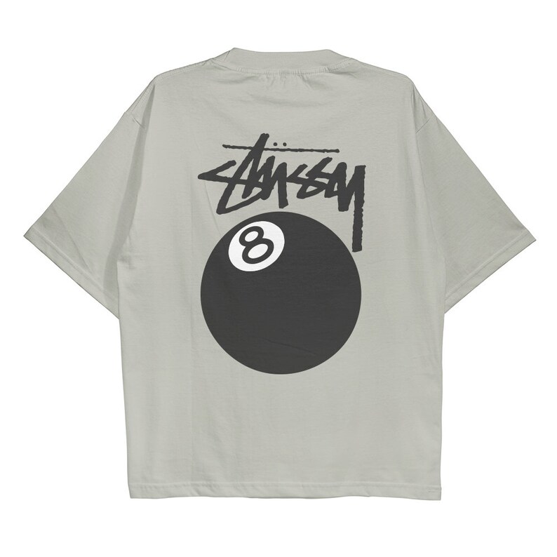 Stussy 8 Ball, T-shirt oversize, Streetsyle retrò, maglietta unisex di alta qualità per uomo e donna immagine 10