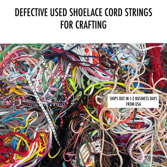 Cordones de zapatos usados: para manualidades, reparaciones o