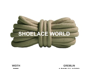 Cordones Gremlin Premium Rope de 47 pulgadas, 5 mm, compatibles, 350 cordones de repuesto de colores. Envío desde EE. UU. al día siguiente.