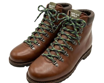 Charcoal / Volt Rope Round Shoelaces 3/16 Inch 5-5.25mm For Boot Hiking Jogging Trekking Durable Laces Ships Out From The USA Next Day