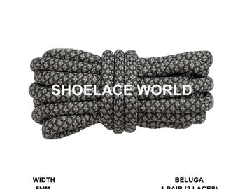 Cordones Beluga Premium Rope de 47 pulgadas, 5 mm, compatibles, 350 cordones de repuesto de colores. Envío desde EE. UU. al día siguiente.