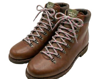 Silver Grey / Pink Rope Round Shoelaces 3/16 Inch 5-5.25mm For Boot Hiking Jogging Trekking Durable Laces Ships Out From The USA Next Day