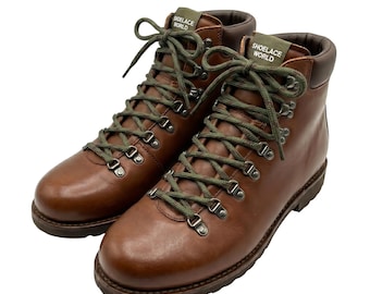 Combat Green / Brown Rope Round Shoelaces 3/16 Inch 5-5.25mm For Boot Hiking Jogging Trekking Durable Laces Ships Out From The USA Next Day