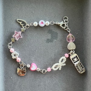 Y2K bracelet Hello Kitty 2 rosa