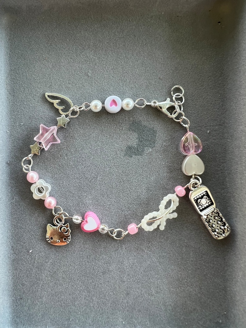 Y2K bracelet Hello Kitty 2 rosa