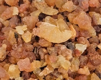 Mirra natural de alta calidad (Commiphora myrrha): incienso aromático para la meditación y el bienestar.