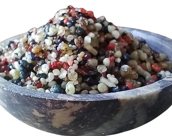 Pontifical Incense - a mix of resins and flowers - varieties of Olibanum, Lavender flowers, and Marigold flowers