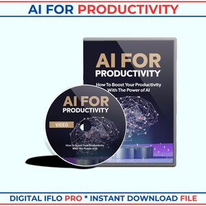 AI For Productivity Mastery | Boost Efficiency with AI Tools | Automation & Time Management | MRR License | Instant Download | pdf Ebook