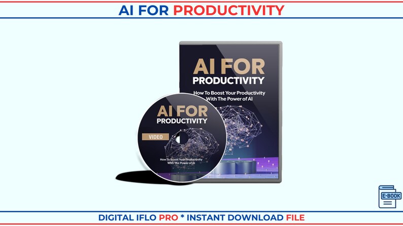 AI For Productivity Mastery | Boost Efficiency with AI Tools | Automation & Time Management | MRR License | Instant Download | pdf Ebook