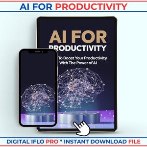 AI For Productivity Mastery | Boost Efficiency with AI Tools | Automation & Time Management | MRR License | Instant Download | pdf Ebook