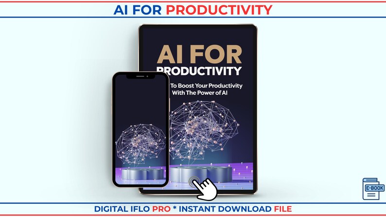 AI For Productivity Mastery | Boost Efficiency with AI Tools | Automation & Time Management | MRR License | Instant Download | pdf Ebook
