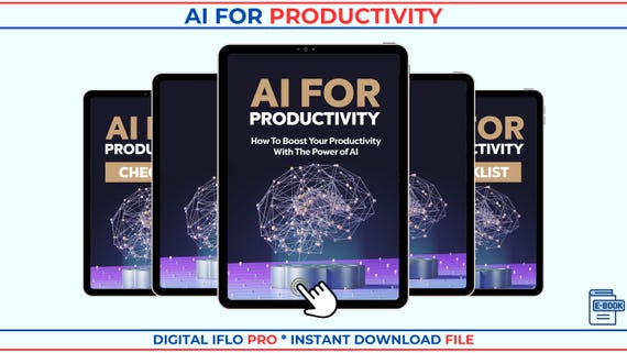 AI Productivity Ebook: Automation & Time Management (MRR License)