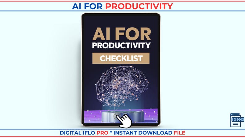 AI For Productivity Mastery | Boost Efficiency with AI Tools | Automation & Time Management | MRR License | Instant Download | pdf Ebook