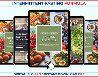 Intermittierende Fastenformel: Diät-Plan für schnelles Abnehmen (MRR Digital Download)