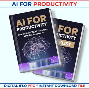 AI For Productivity Mastery | Boost Efficiency with AI Tools | Automation & Time Management | MRR License | Instant Download | pdf Ebook