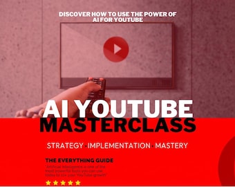AI YouTube Masterclass: Niche Profits, Influence, Marketing (PDF eBook)