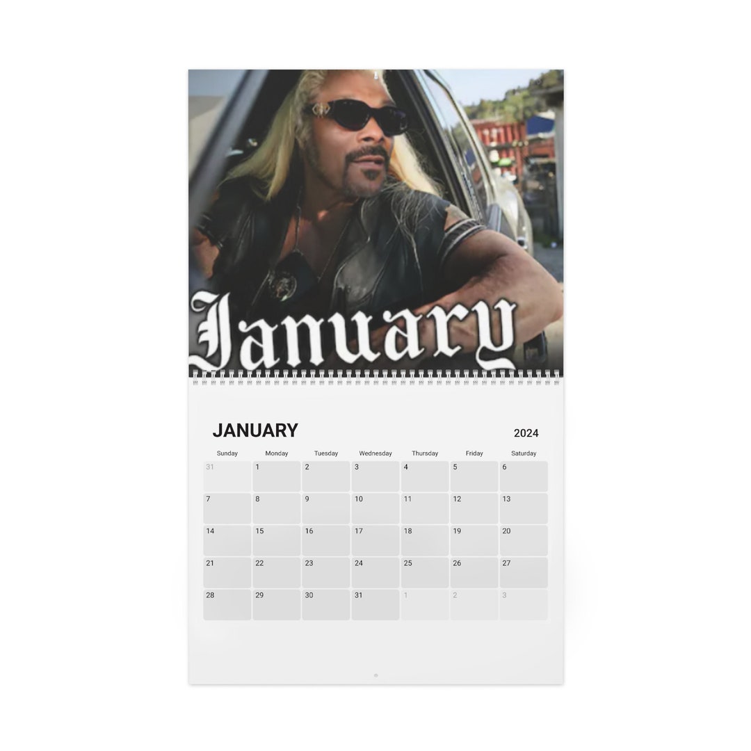 Snoop Dogg the Bounty Hunter Calendar 2024 Etsy
