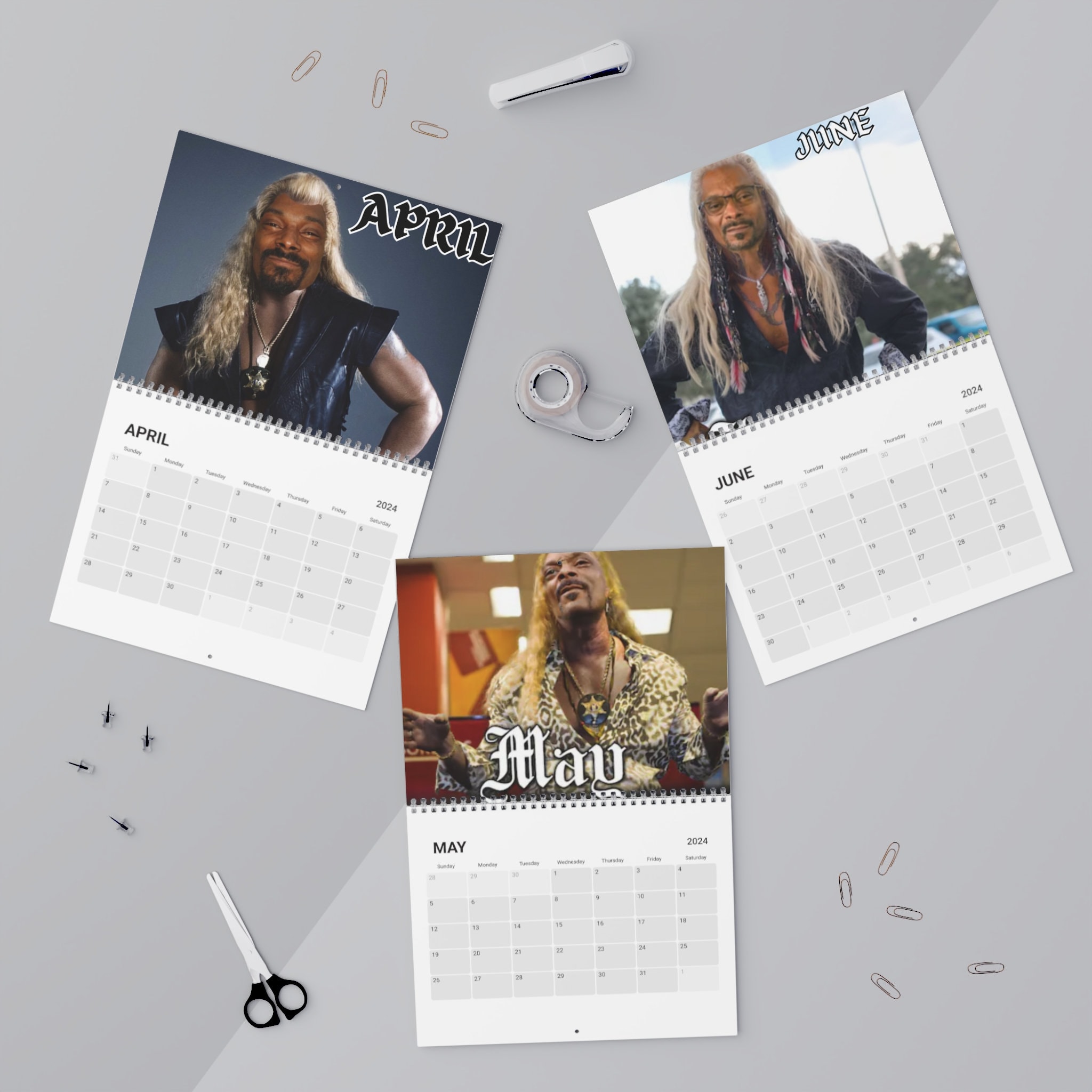 Snoop Dogg the Bounty Hunter Calendar 2024 - Etsy