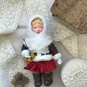 Siberian toy figure &quot;Snow Maiden&quot;