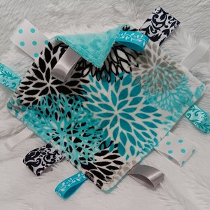 Minky and Ribbons Comfort Item-Floral 2