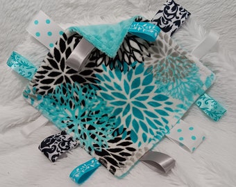 Minky and Ribbons Comfort Item-Floral 2
