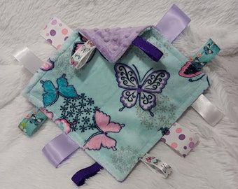 Minky and Ribbons Comfort Item - FLUTTER-BY'S