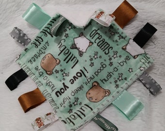 Minky and Ribbons Comfort Item - Lullaby