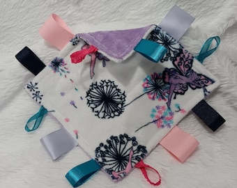 Minky and Ribbon Comfort Item - Fairies