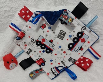 Minky and Ribbons Comfort Item-Little Heroes