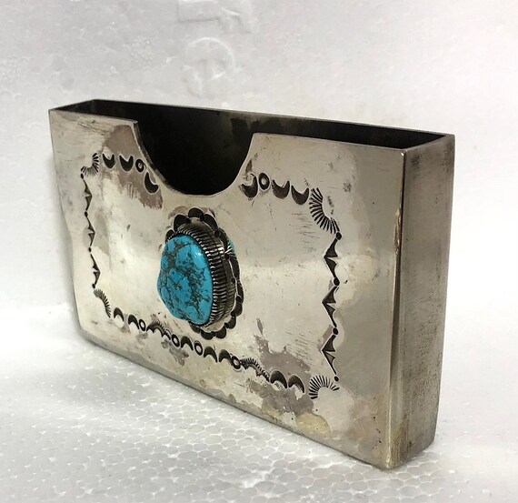 Sterling Silver Turquoise Wallet - image 3