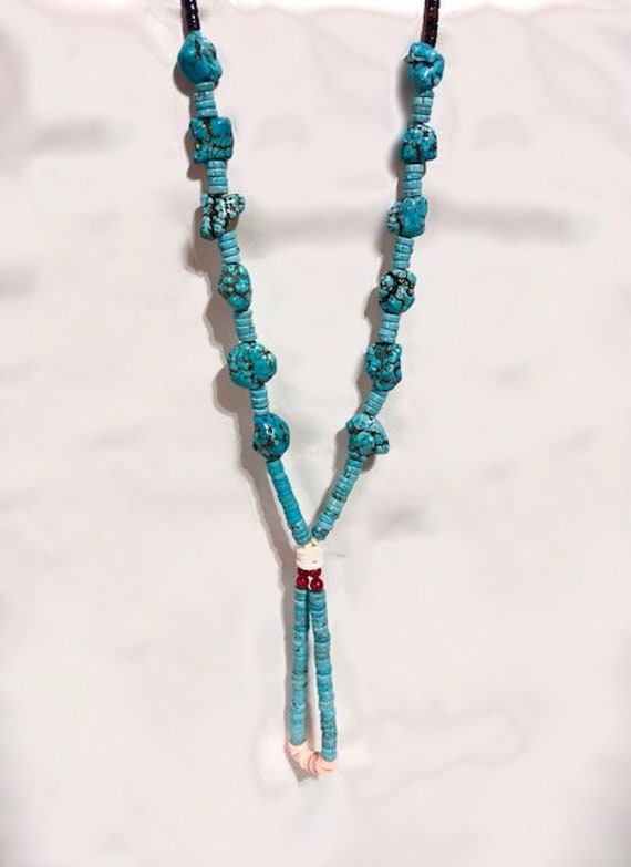 Jaw Claw Turquoise Necklace - image 1
