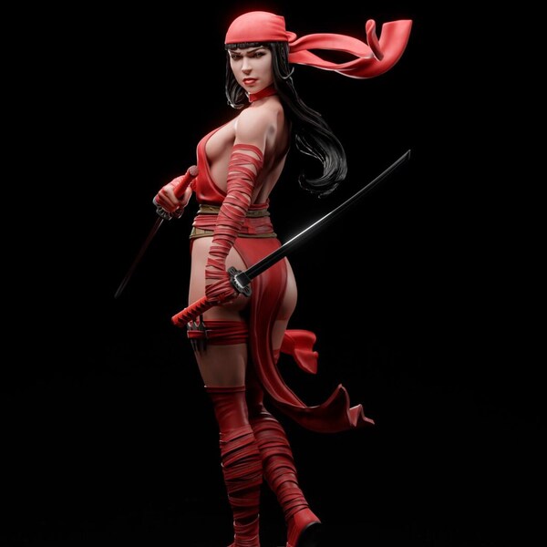 Elektra statue 3D STL File - 3D Design 3D Printer Elektra statue STL