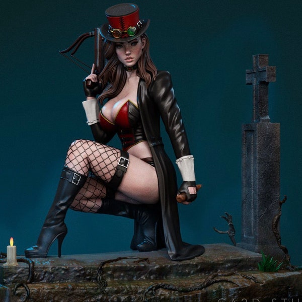 1-6 scale Liesel Van Helsing 3D STL File - 3D Design 3D Printer 1-6 scale Liesel Van Helsing STL