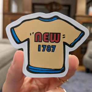 New &quot;Jersey&quot; Punny Sticker