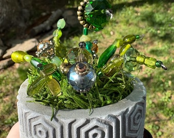 Beaded Planter Suncatcher