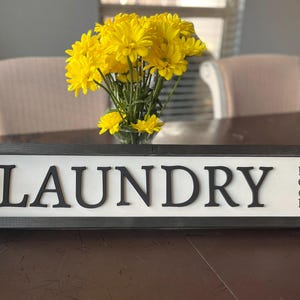 Rustic vintage wood wall sign for Laundry room sign, utility room sign, 3D wall sign, home decor, housewarming gift, wedding gift