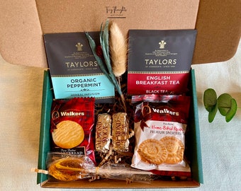 Tea Gift Tea Gift Sampler  Occasion Small Gift, Care Package Tea & Cookies Relax Gift Thank You Happy Birthday High Tea Gift Thinking of You